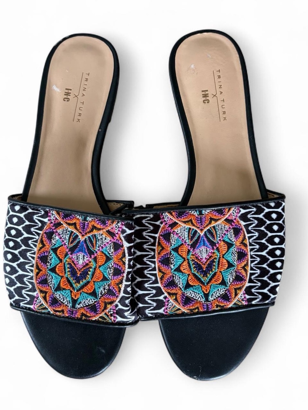 Trina Turk x I.N.C. "Maira" slide sandals 6.5